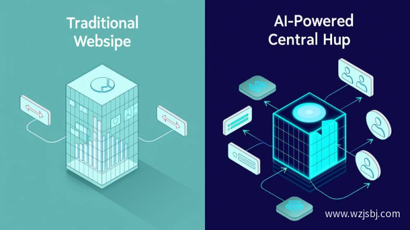 网站建设集成AI自动化办公：从传统官网到智能中枢的升级指南
